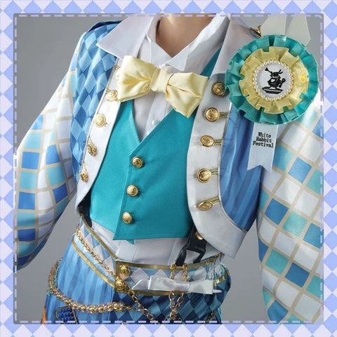 Disney Twisted Wonderland Deuce Spade White Rabbit Celebration Cosplay Costume - Coscosmos