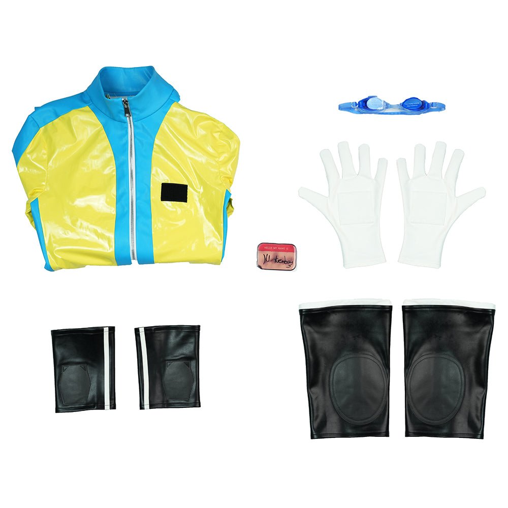 Dispatch Waterboy Activated Skin-Tight Leather Cosplay Costume - Coscosmos