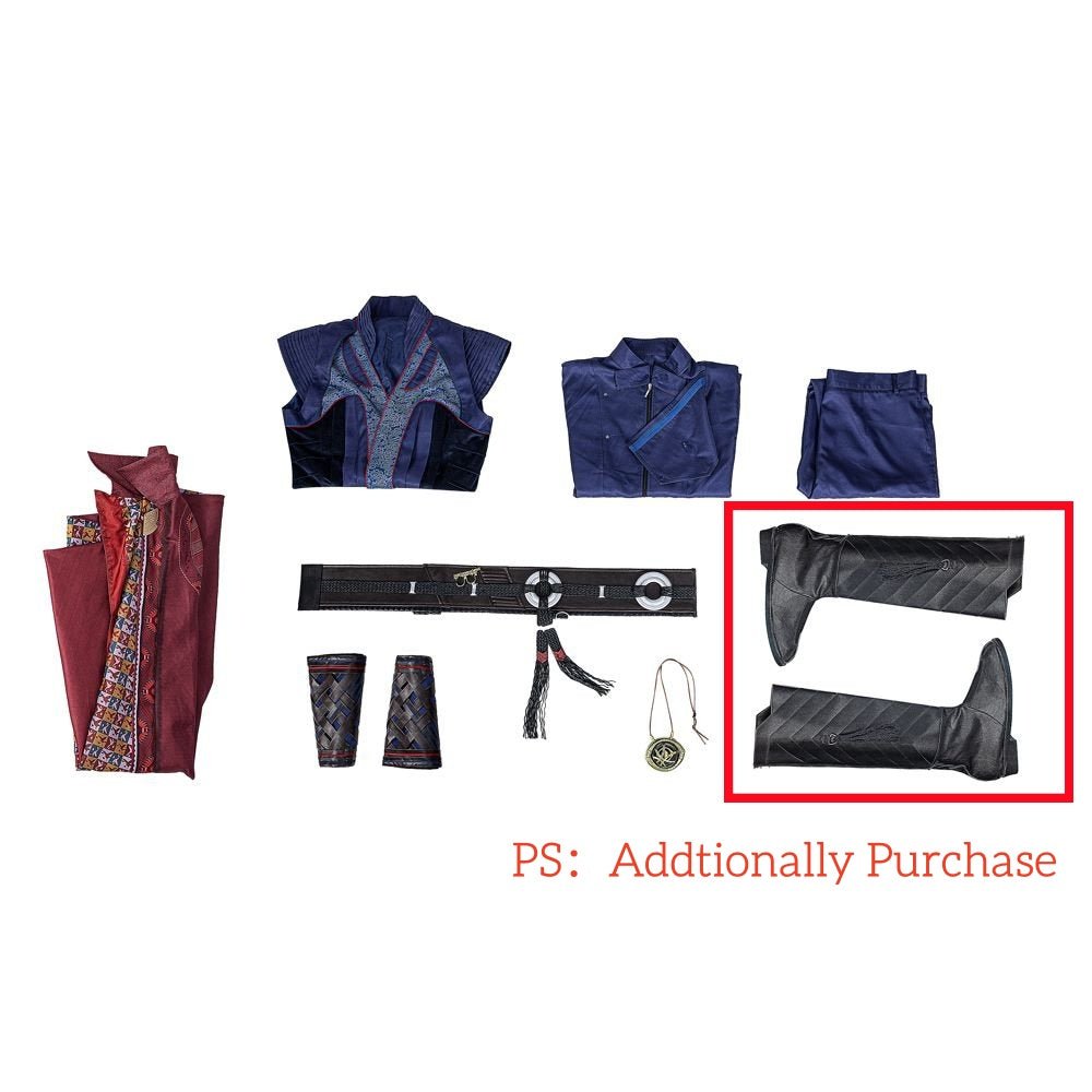 Doctor Strange in the Multiverse of Madness Cosplay Costume Men’s Full Set Custom Made – Screen-Accurate Supreme Sorcerer Outfit for Fans - Coscosmos
