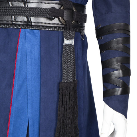 Doctor Strange Multiverse of Madness Deluxe Cosplay Costume Set – Full Cloak of Levitation, Tailored Suit & Accessories for Comic Con - Coscosmos