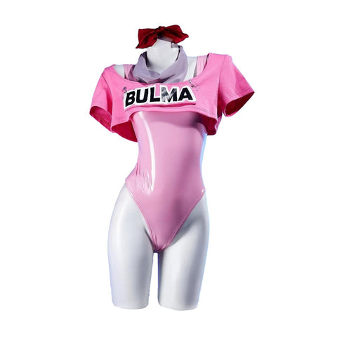pink bulma dress Dragon Ball Cosplay Costume Outfit with Accessories Anime Set DB015 Make a statement and look fabulous in this all Bulma from Dragon Ball by
