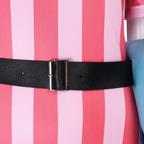Dragon Ball Bulma Striped Cosplay Dress - Coscosmos