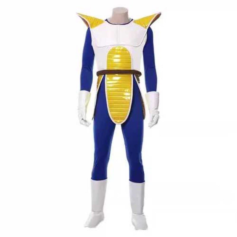 Dragon Ball Vegeta Cosplay Costume Saiyan Battle Suit Anime Cosplay Outfit for Men Adult Performance Costume - Coscosmos