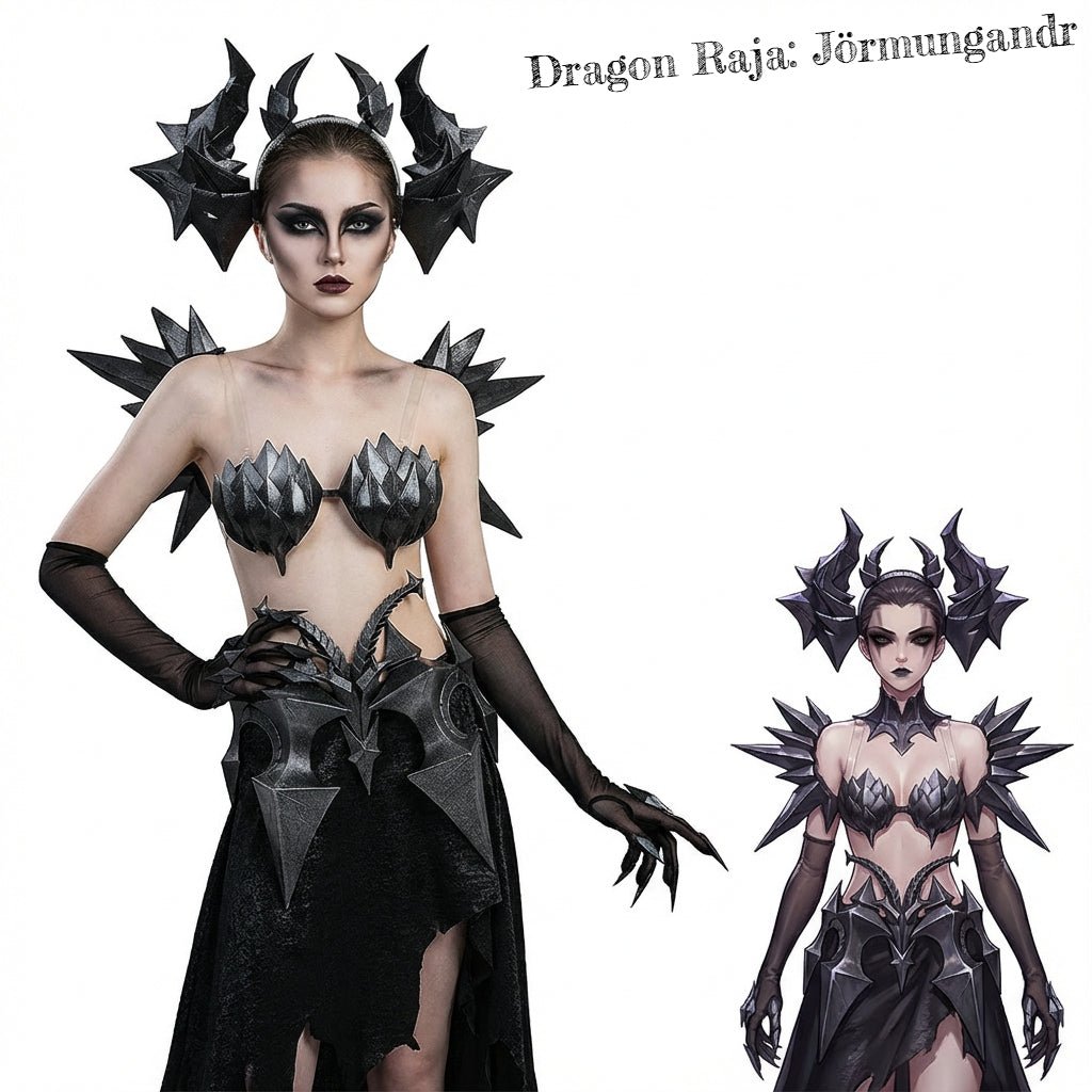 Dragon Raja: Jörmungandr Premium 3D Modeled Complete Collector's Set with Intricate Sculpt - Coscosmos