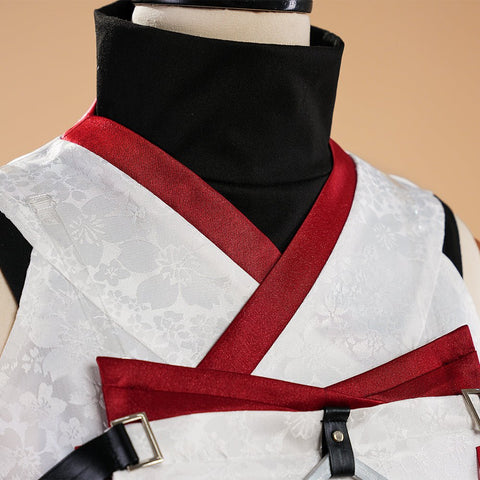 Dragon Raja Uesugi Erii Short Miko Cosplay Costume - Coscosmos