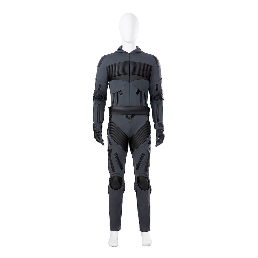 Dune Costume Paul, Chani Atreides Fremen Stillsuit Costume Set with Mask, Shoes - Coscosmos