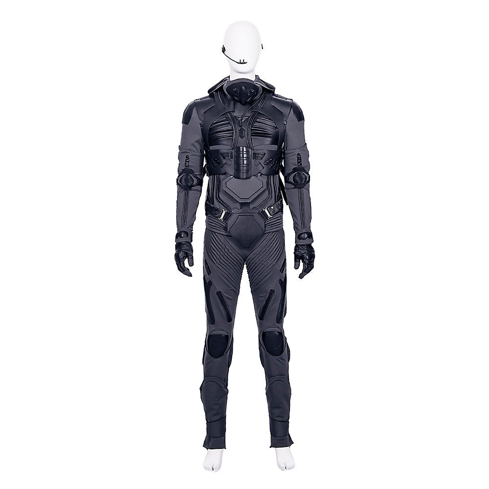 Dune Costume Paul, Chani Atreides Fremen Stillsuit Costume Set with Mask, Shoes - Coscosmos