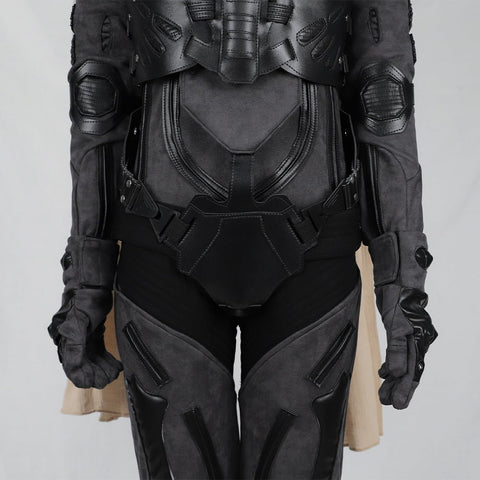 Dune Costume Paul, Chani Atreides Fremen Stillsuit Costume Set with Mask, Shoes - Coscosmos