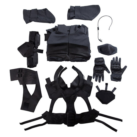 Dune Costume Paul, Chani Atreides Fremen Stillsuit Costume Set with Mask, Shoes - Coscosmos