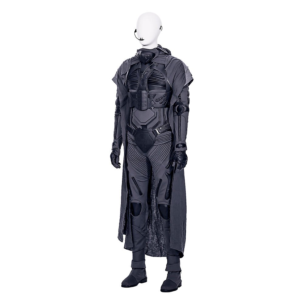 Dune Costume Paul, Chani Atreides Fremen Stillsuit Costume Set with Mask, Shoes - Coscosmos