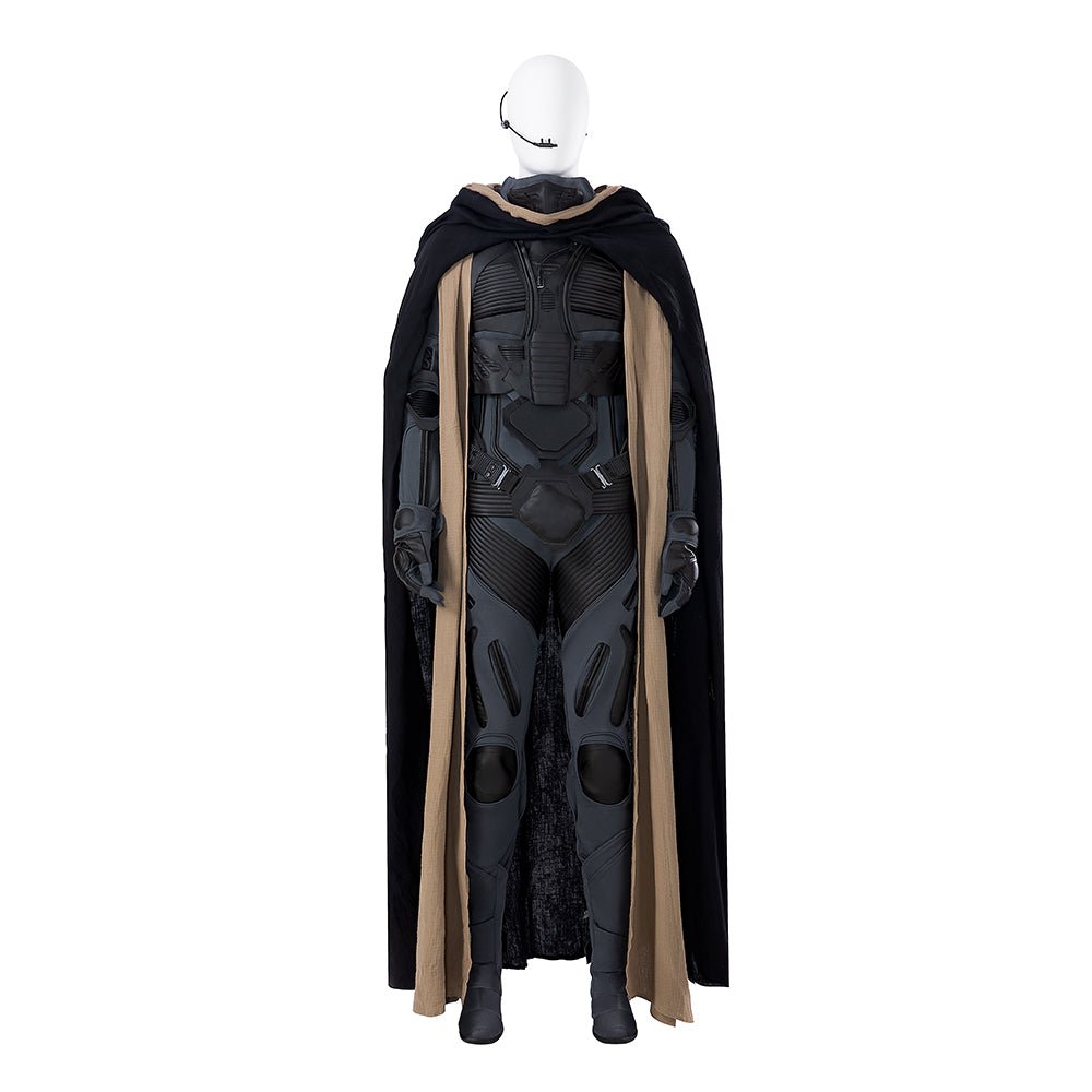 Dune Costume Paul, Chani Atreides Fremen Stillsuit Costume Set with Mask, Shoes - Coscosmos
