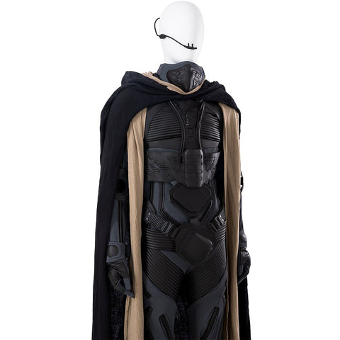 Dune Costume Paul, Chani Atreides Fremen Stillsuit Costume Set with Mask, Shoes - Coscosmos