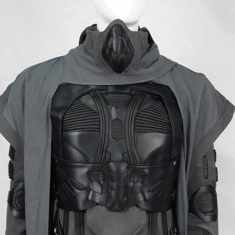 Dune Costume Paul, Chani Atreides Fremen Stillsuit Costume Set with Mask, Shoes - Coscosmos