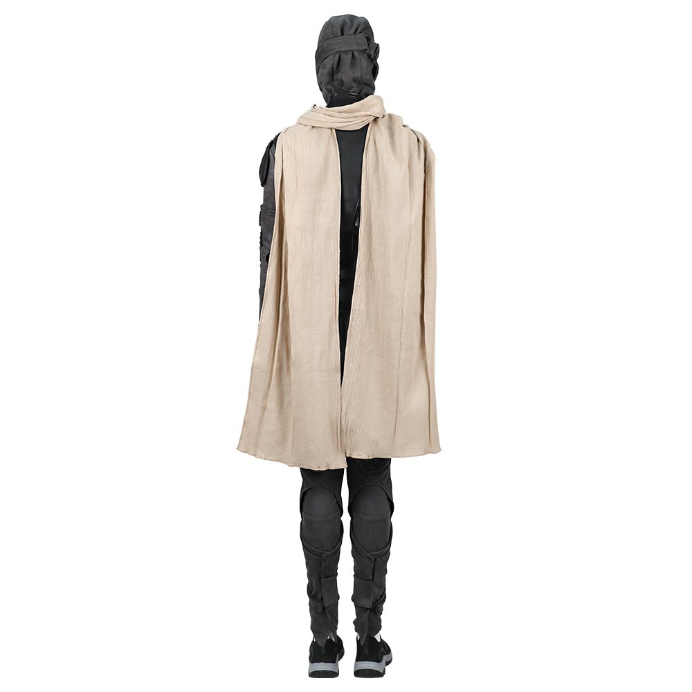 Dune Costume Paul, Chani Atreides Fremen Stillsuit Costume Set with Mask, Shoes - Coscosmos
