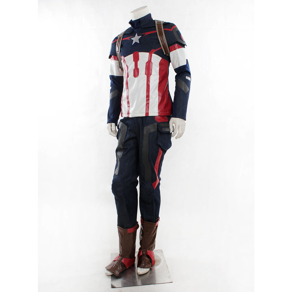 Captain America Cosplay Costume New