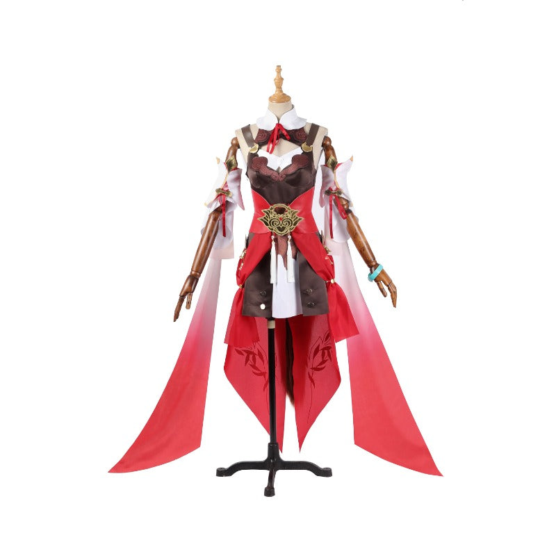 Honkai: Star Rail Tingyun Cosplay Dress Costume with Accessories for Women