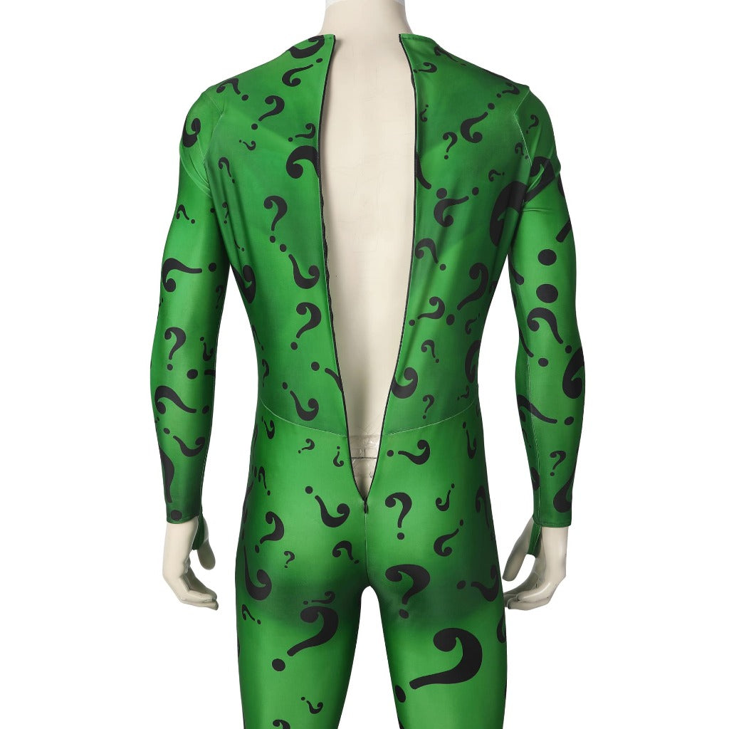 Batman Forever Riddler Costume for Men, Green Suit