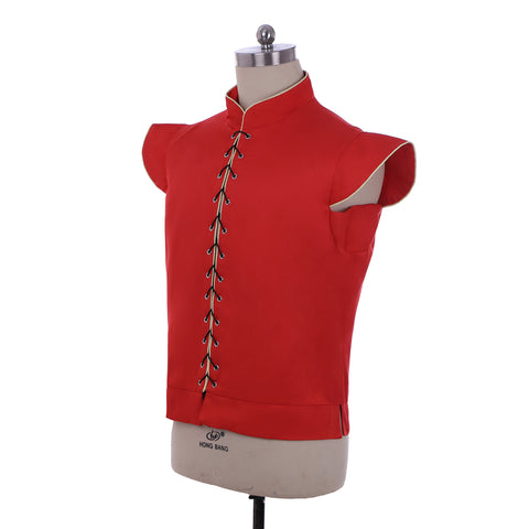 Medieval Renaissance Gothic Doublet Vest for Men - Red Retro Cosplay Costume | Coscomos