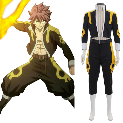 Fairy Tail Anime Tartaros Arc Etherious Natsu Dragneel Cosplay Costume