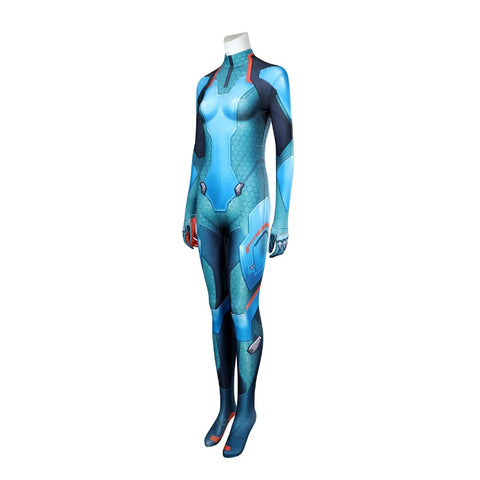 Overwatch 2 Juno Women Blue Cosplay Costume for Halloween and Carnival