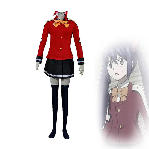 Fairy Tail Wendy Marvell Cosplay Costume