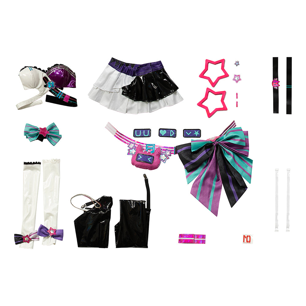 Muse Dash Miku Rin Len Uniform Cosplay Costume | Anime Plus Size Halloween Outfit