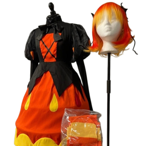 Cookie Run Kingdom Pumpkin Pie Cookie Pre-sale Cosplay Costume
