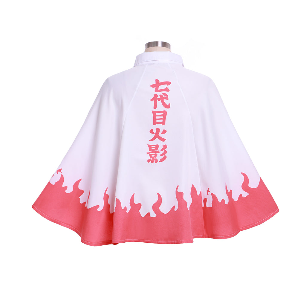 Naruto Shippuden Akatsuki Hokage Cloak Robe Coat - Anime Cosplay Costume for Adults