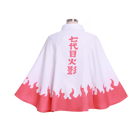 Naruto Shippuden Akatsuki Hokage Cloak Robe Coat - Anime Cosplay Costume for Adults