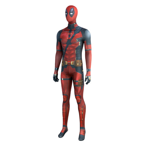 Deadpool 2 Wade Wilson Cosplay Costume Superhero Bodysuit for Adults