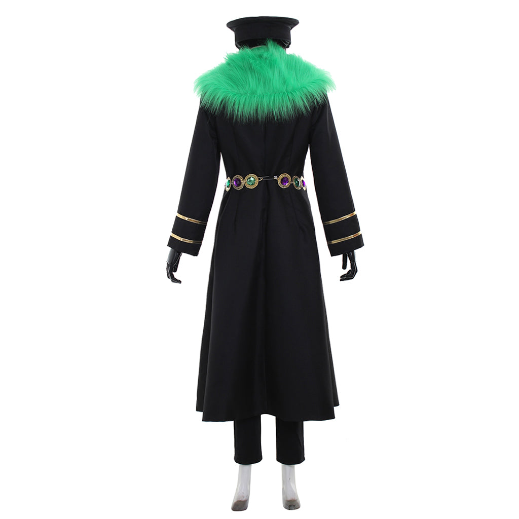 Black and White Moritatsu Three-Leaf Pheasant Cosplay Costume