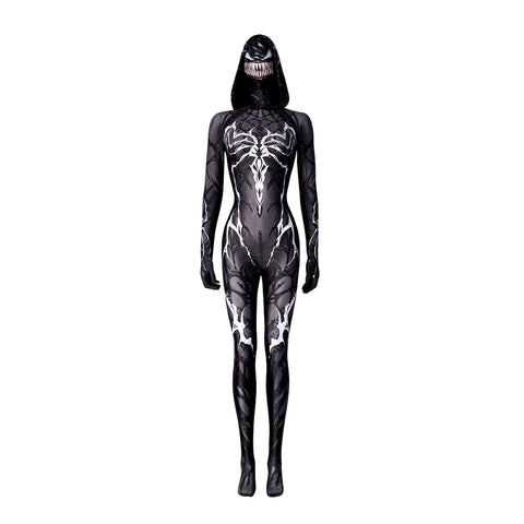 Spider-Man Into The Spider-Verse Halloween Cosplay Queen Of The Dark Spider-Gwen Costume Set