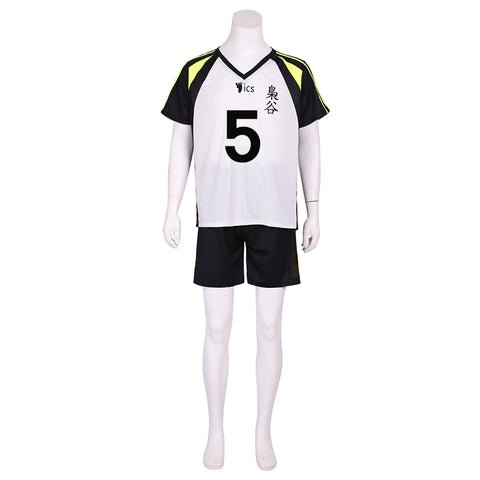 Haikyuu!! Akaashi Keiji Cosplay Costume Jersey No. 5 | Sportswear Anime Cosplay Role Play Outfit