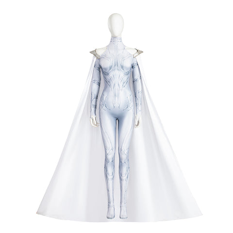 What If Season 2 Halloween Cosplay Hela White Magic Dress Bodysuit Costume Set