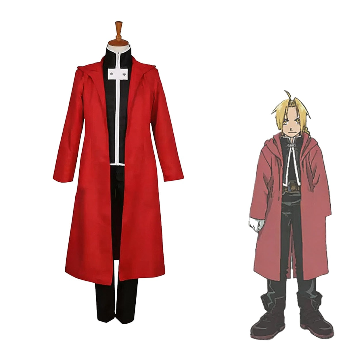 Fullmetal Alchemist Edward Elric Cosplay Costume
