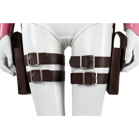 Marvel Comics Gwenpool Cosplay Costume with Matching Dual Blade Accessories