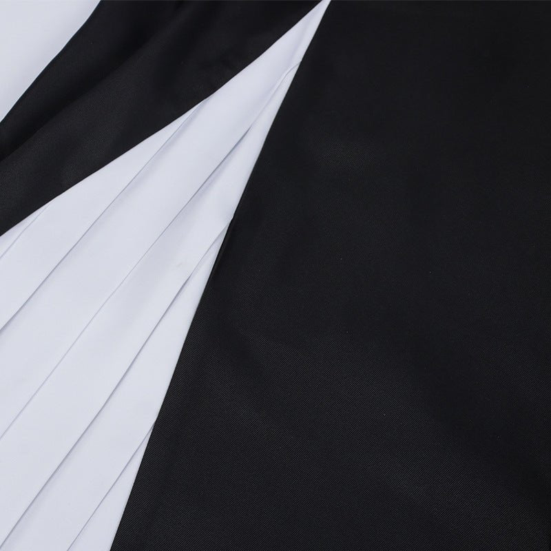 Easter Foreign Trade Spring and Autumn New Nun Costume Long Sleeve Cosplay Dress Lace Plain Color Dress Suit - Coscosmos