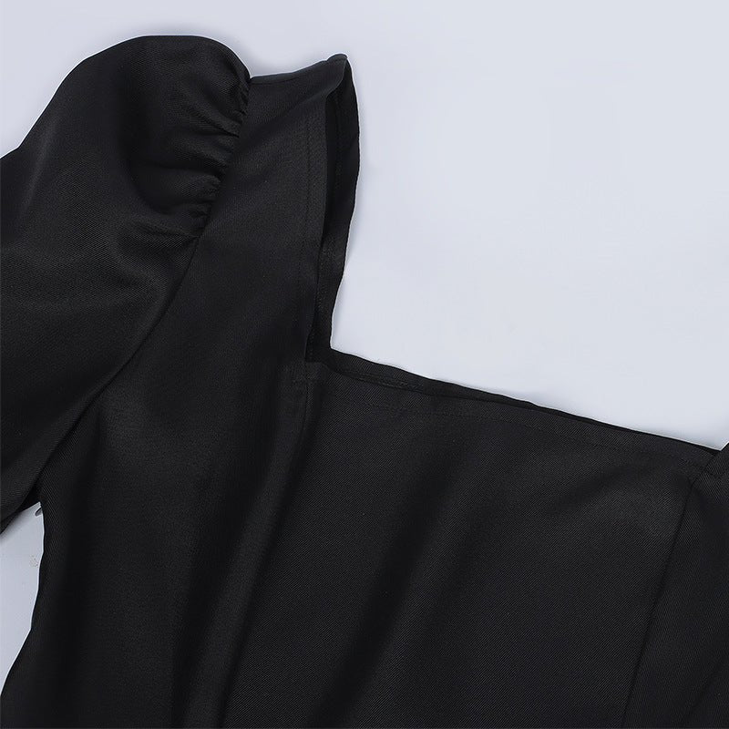 Easter Foreign Trade Spring and Autumn New Nun Costume Long Sleeve Cosplay Dress Lace Plain Color Dress Suit - Coscosmos
