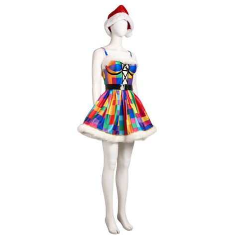 Magic Starlight Christmas Costume Colorful Sequined Fancy Party Dress – Simplified Christmas Edition