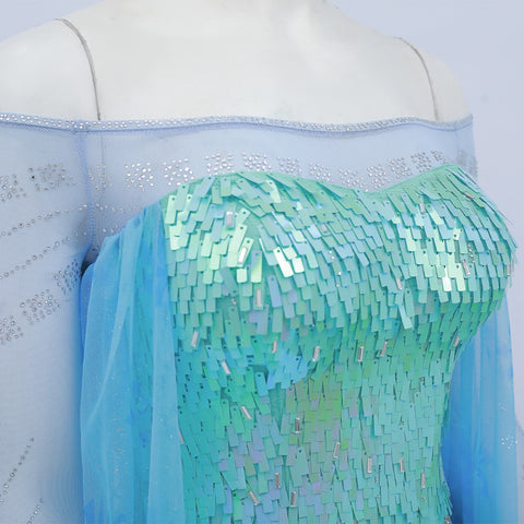Frozen Elsa Upgrade Version Cosplay Costume