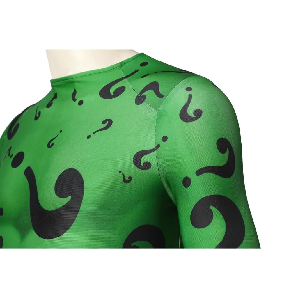 Batman Forever Riddler Costume for Men, Green Suit