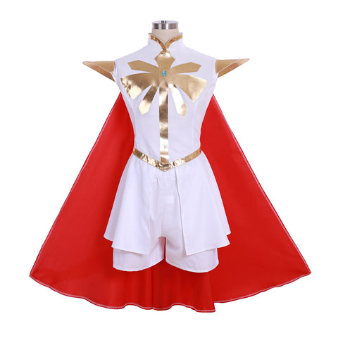 She-Ra and the Princesses of Power White Uniform Cosplay Costume for Women