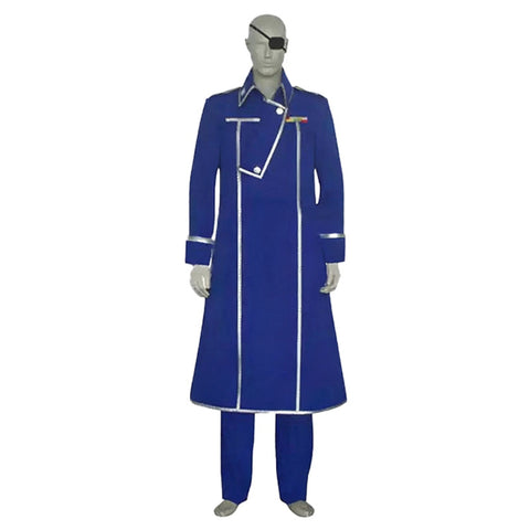 Fullmetal Alchemist King Bradley Cosplay Costume