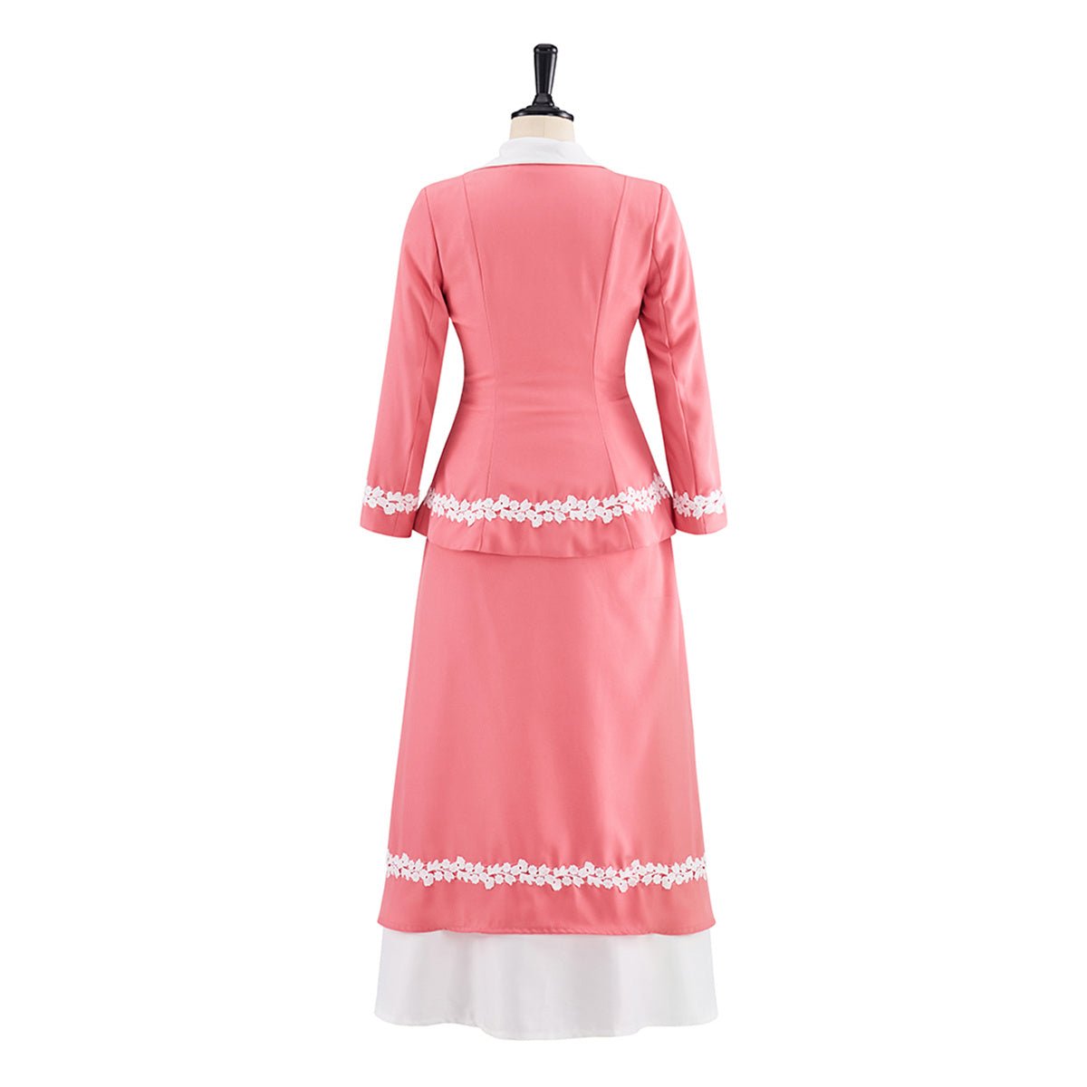 Edward Pink Cosplay Costume Outfit - Cosplay Dress, Elegant Pink Skirt Set - Coscosmos