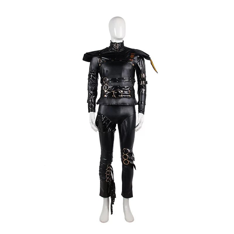 Edward Scissorhands Full Set Movie Version Cosplay Costume - Coscosmos