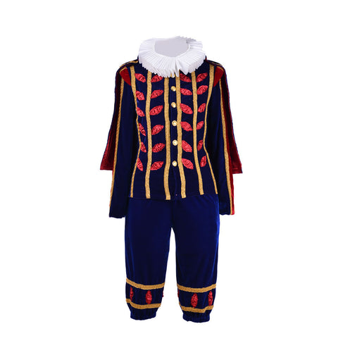 Tudor Knight Cosplay Costume - Medieval Renaissance Blue Outfit for Men | Coscomos