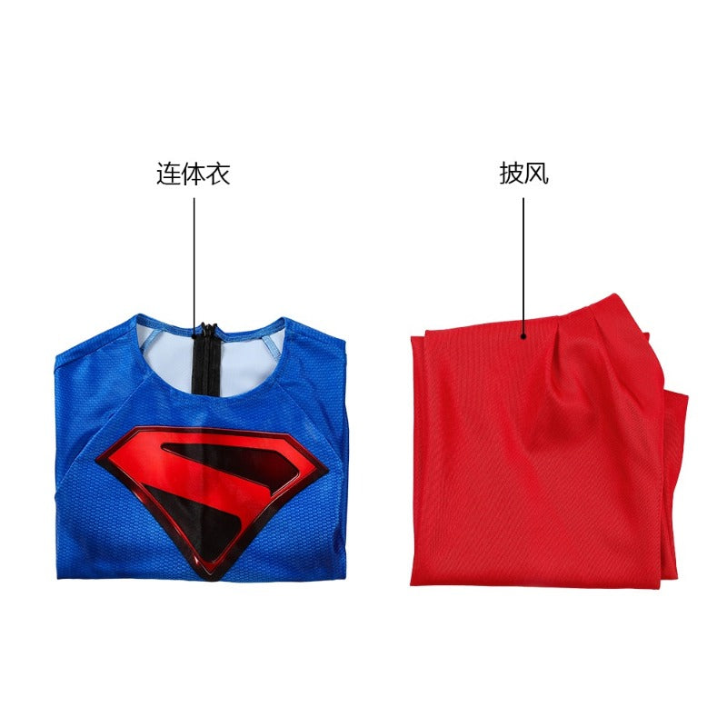 Crisis on Infinite Earths Superman Kal-El Clark Kent Kid Cosplay Costume