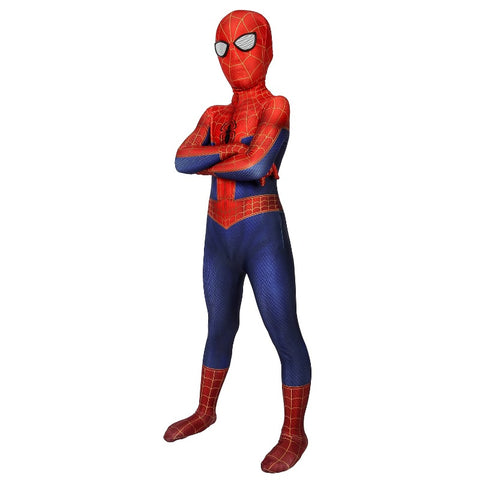 Kids Spider-man Peter Parker Cosplay Costume Halloween Kids Cosplay Suit