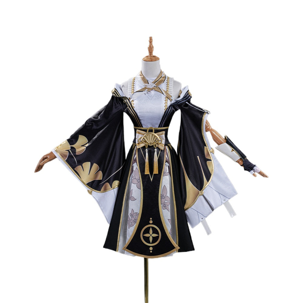 Zenless Zone Zero Hoshimi Miyabi Silver Garden Bloom Cosplay Costume
