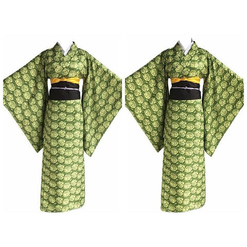 Elegant Kotoha Hashibira Kimono Women's Cosplay Costume from Demon Slayer - Coscosmos